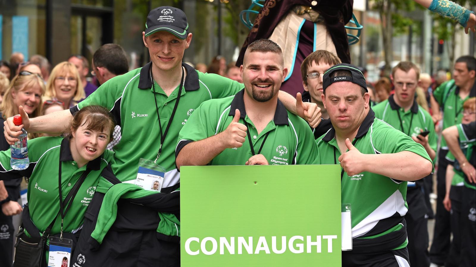 Connaught team at Ireland games