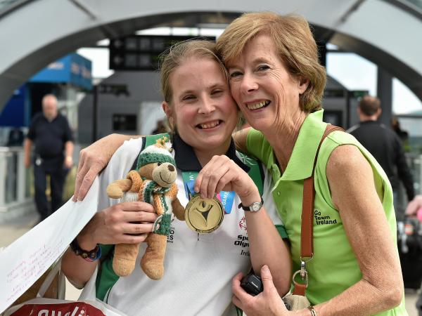 Athlete with Mum