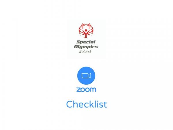 Zoom  Checklist