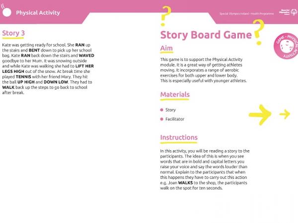 Physical Activity game