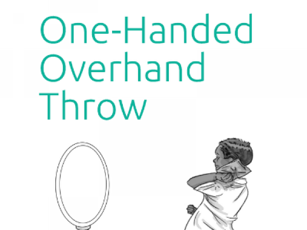 one handed overhand throw