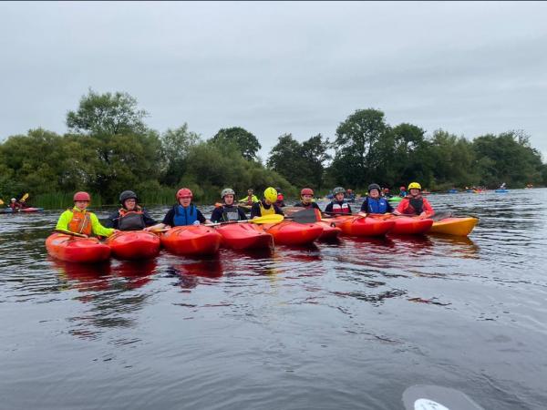 Mallow United kayaking