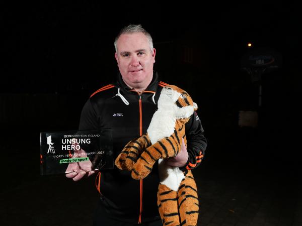 Special Olympics Volunteer, Brian McGuigan receives BBC Unsung Hero Award