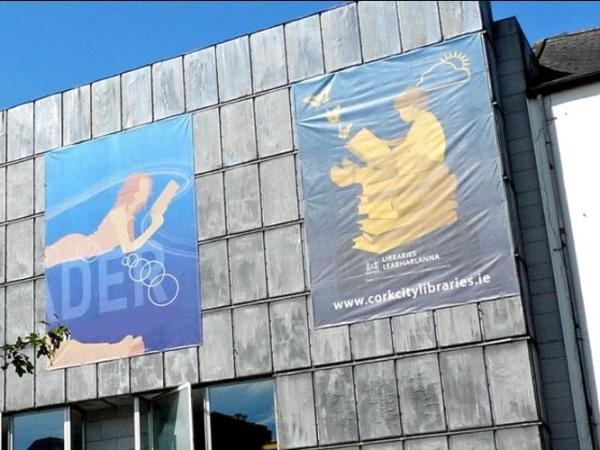 Cork City libraries on a sunny day