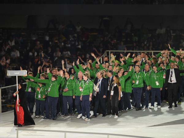 Team Ireland delegation