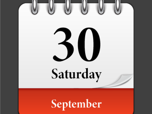 Saturday 30th September