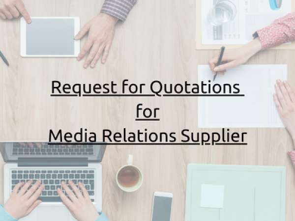 Request for Quotations for Media Relations Supplier