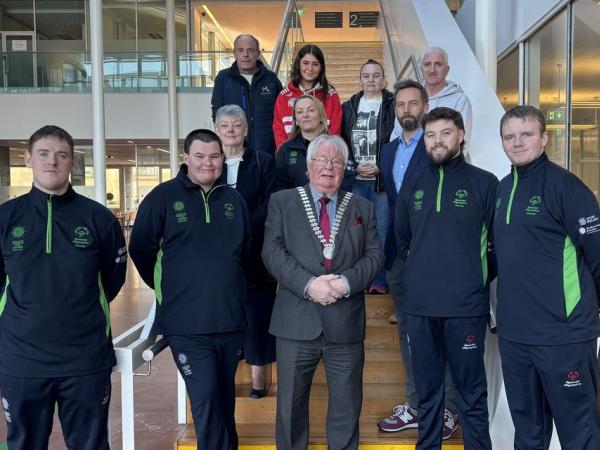 Cork WWG Athletes - Mayors send off
