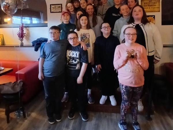 John with his 6th class friends