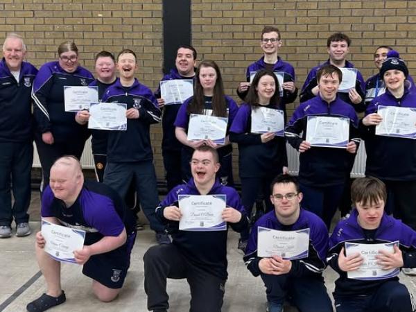 Team South Galway - Swimming Gala Team Photo with Certs