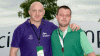 Keith Wood pictured with athlete Simon Lowry