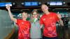 Team Ireland's Open Water Swimmer Edel Armstrong, with her parents Margaret and Derek ahead of the 2022 Special Olympics German National Games.