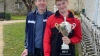 Image shows Golfing athlete Andrew Dunleavy with his father John Dunleavy