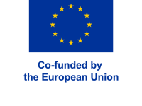 Graphic showing the flag of the European Union, with text beside it that says "Co-funded by the European Union"