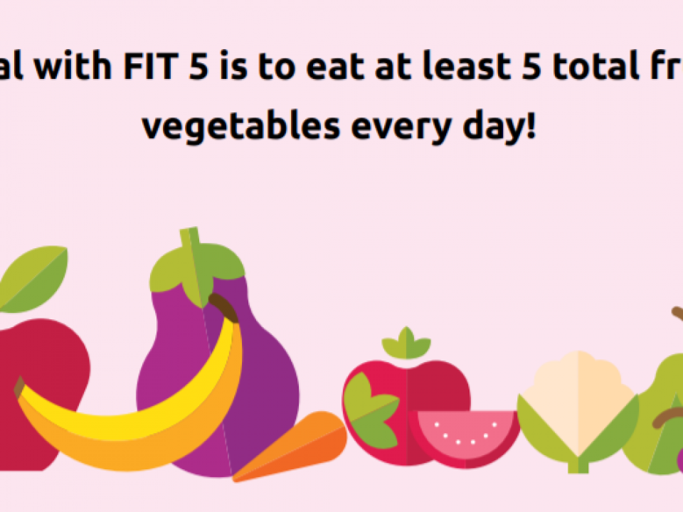 Five portions of fruit and veg a day