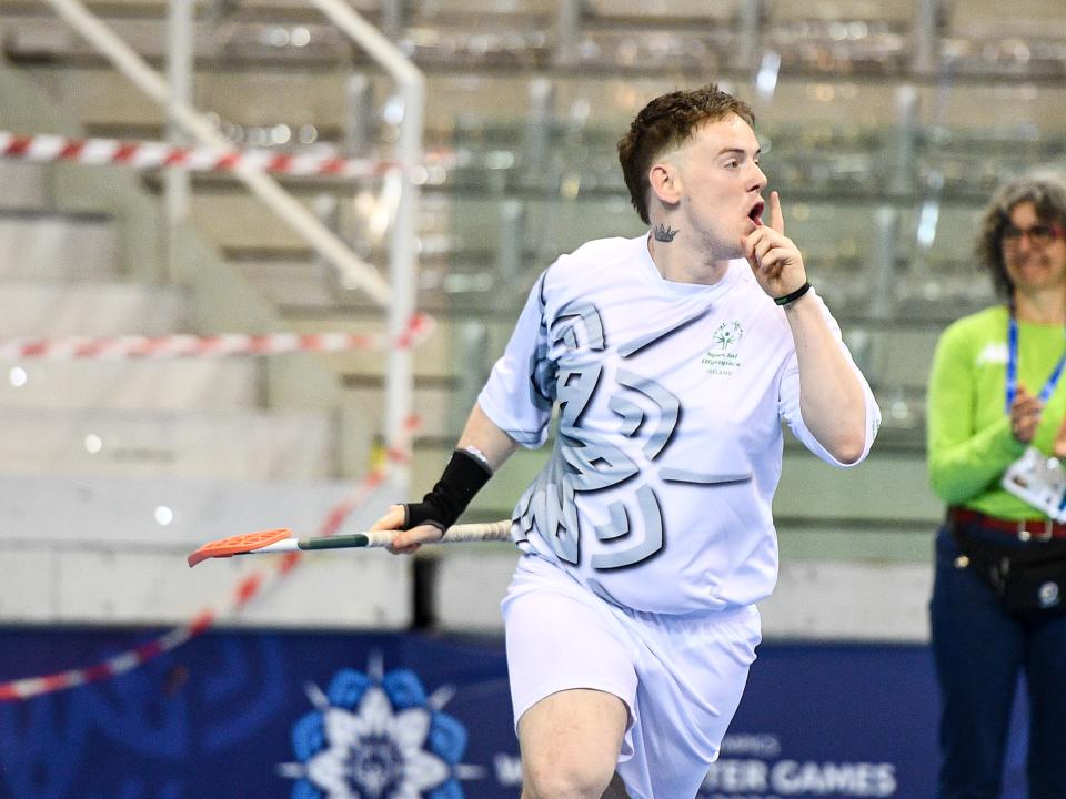 James Hunter floorball divisioning World Winter Games 2025 Turin