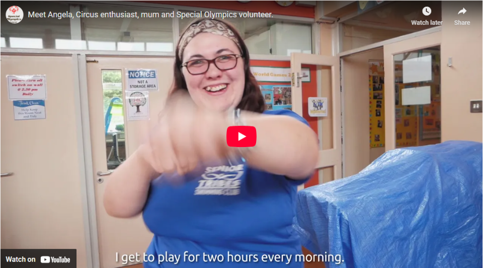 Meet Angela, a Volunteer with Special Olympics Ireland