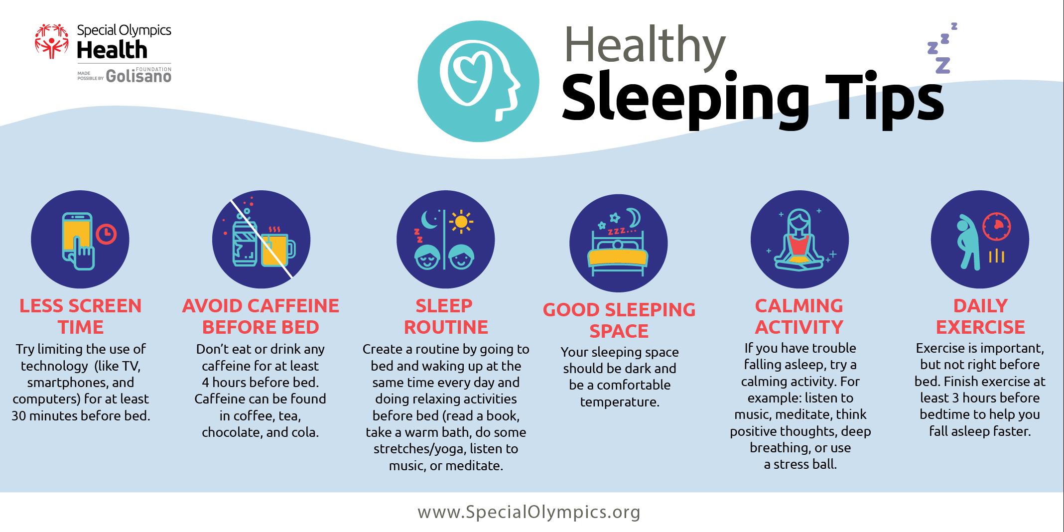 Strong Minds sleeping tips