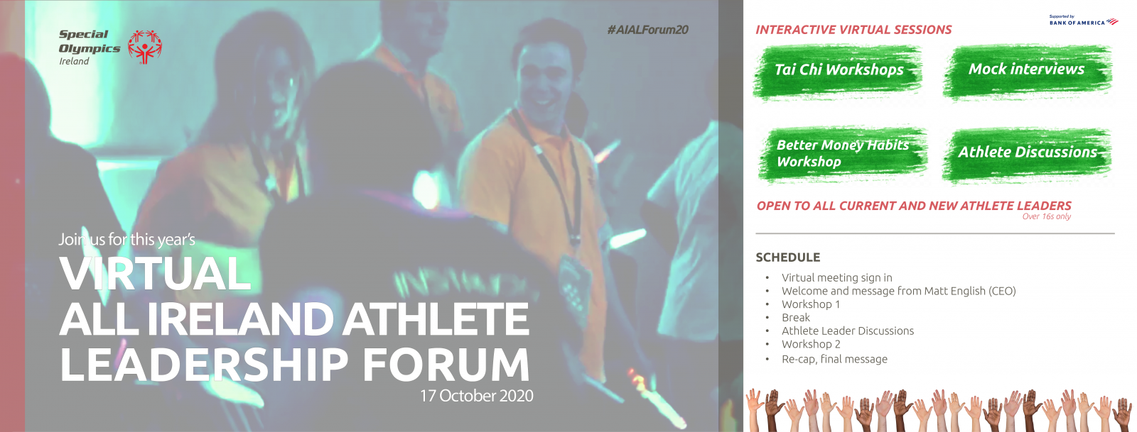 Virtual All Ireland Athlete Leadership Forum