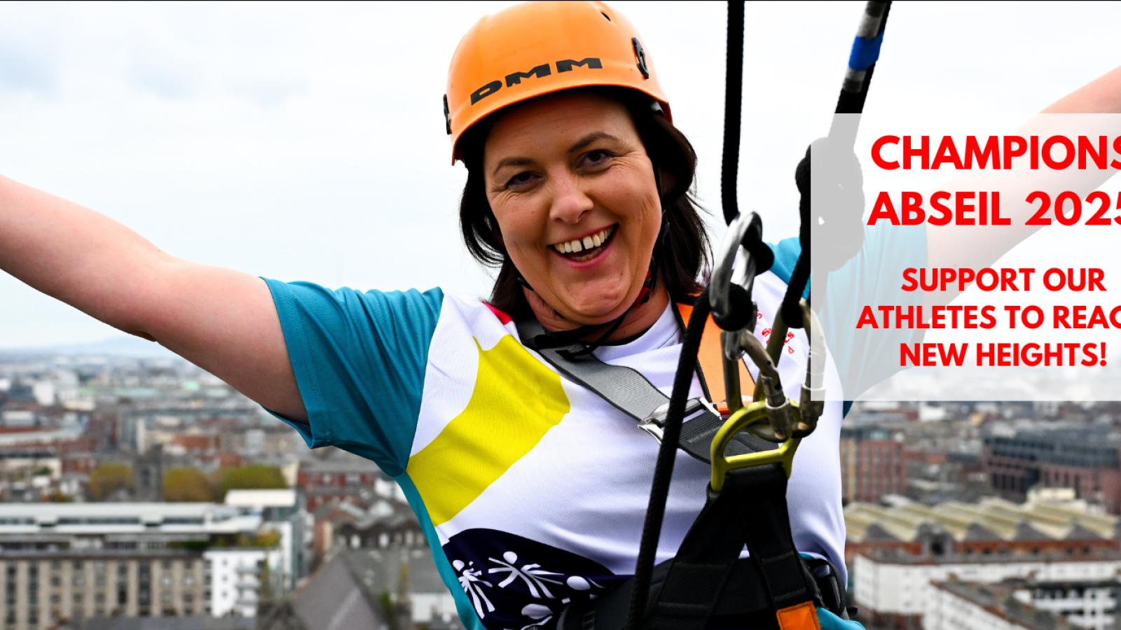 Champions Abseil 2025 Banner