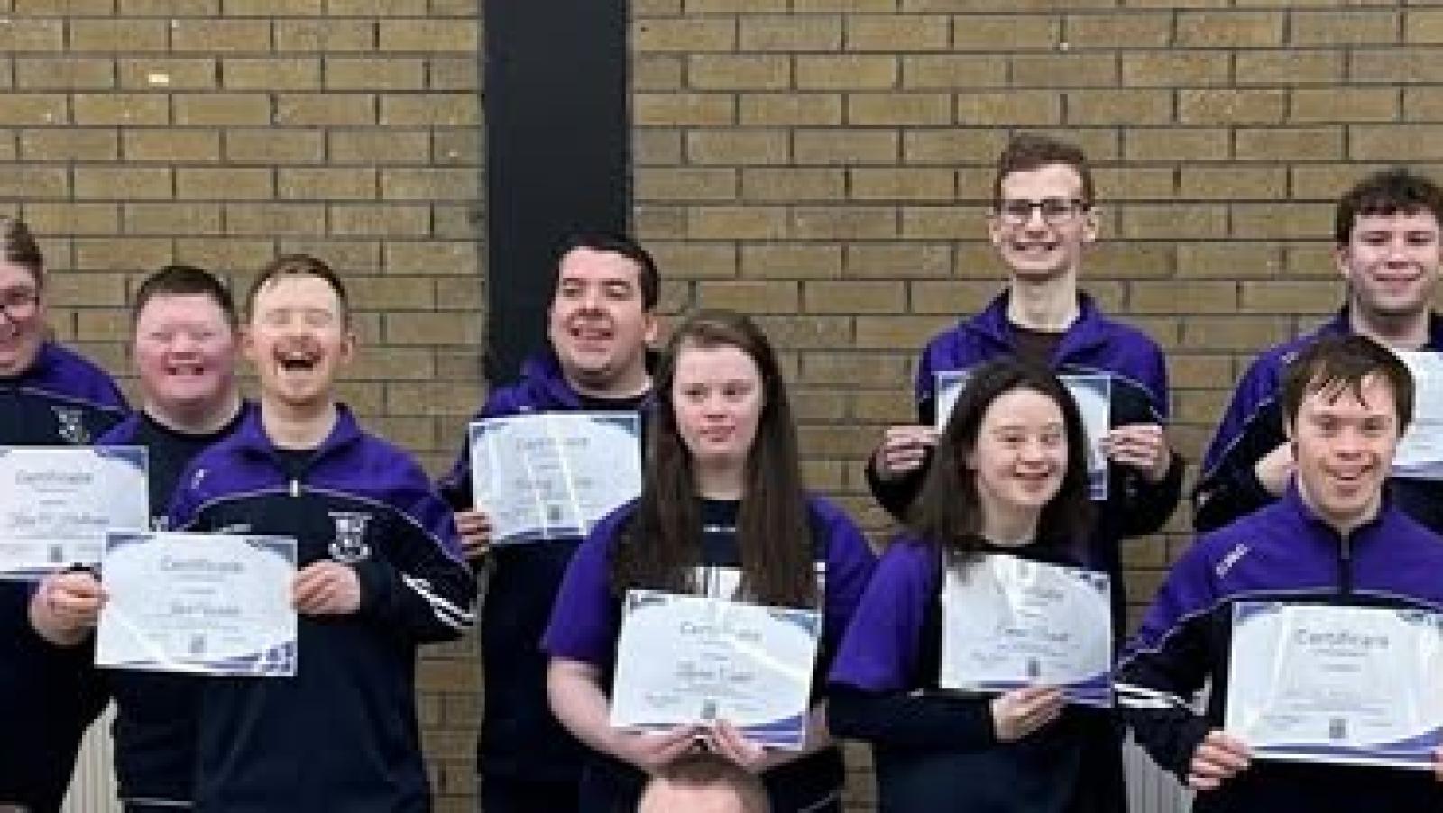 This image shows a Team South Galway - Team Photo - Swimming gala team.